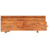 Workbench with Drawers and Vices 75.6"x24.4"x32.7" Solid Wood Acacia
