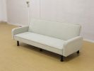 Light Grey Flannel Living Room Sofabed