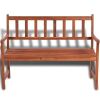 Patio Bench 47.2" Solid Acacia Wood