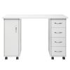 FCH Manicure Nail Table with Drawer White