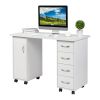 FCH Manicure Nail Table with Drawer White