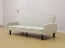 Light Grey Flannel Living Room Sofabed
