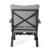 Metal Outdoor Rocking Chair (Set of 4)