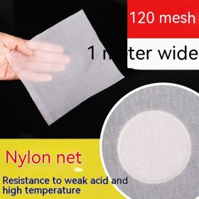 Nylon Filter Mesh Cloth Paint Screen 80 Mesh 100 Mesh Filter Cloth (Option: 120 Mesh Nylon 1 M Wide)