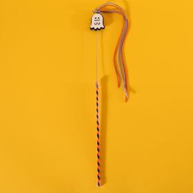 Halloween Cat Teaser Sounding Bell Pet Cat Interactive Toy (Option: Ghost Cat Teaser)