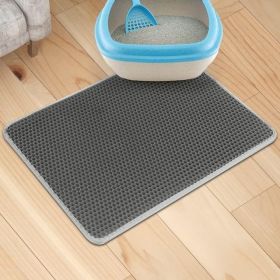 Polyester Pet Cat Pad Waterproof Double Layer Foldable Cat Pad (Option: Gray-30X30cm)