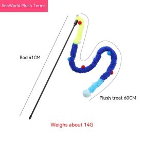 Innovative Colorful Plush Cat Teaser (Option: Ocean World)