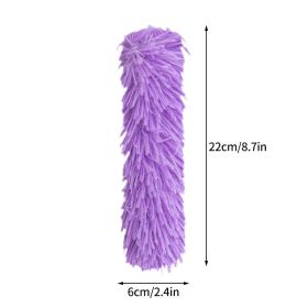 Plush Cat Chew Toy Catnip Self-hi Bite Toys Strip Pillow (Option: S1Purple)