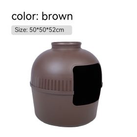 Four Seasons Universal Cat Nest Closed (Color: Brown)