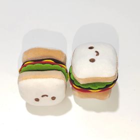 Decompression Hamburger Pet Sounding Toy (Option: Sandwich)