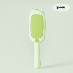 Pet Hair Brush Electrostatic Adsorption Two-way Roller (Option: Green-220X60X55mm)