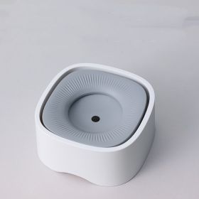 Pet Floating Bowl Mouth Wet-proof (Option: Pet Square Float Bowl-Millet White)
