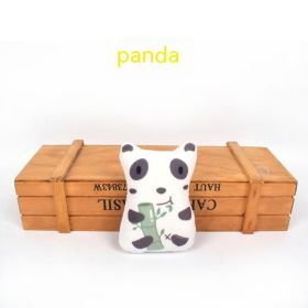 Pet Cat Toy Lifelike Printing Contains Catnip (Option: Panda)