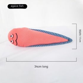 Cat Mint Self-Hi Simulated Fish Molar Toy (Option: Dragon Snake Fish)