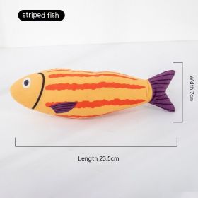 Cat Mint Self-Hi Simulated Fish Molar Toy (Option: Tao Wen Purple Tail)
