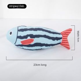 Cat Mint Self-Hi Simulated Fish Molar Toy (Option: Orange Tail)