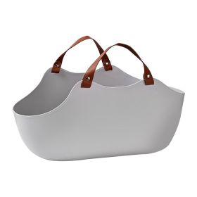 Litter Box Semi-closed Large (Option: Gray-51X36X24cm)