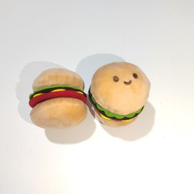 Decompression Hamburger Pet Sounding Toy (Option: Hamburger)
