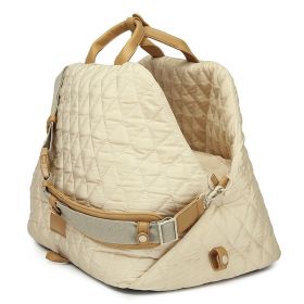 Pet Handbag Outdoor Cat Handbag (Option: Beige S Version)