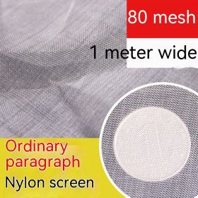 Nylon Filter Mesh Cloth Paint Screen 80 Mesh 100 Mesh Filter Cloth (Option: Gray 80 Mesh 1 M)