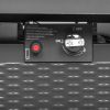 28-Inch Fire Table, 50000 BTU Gas Firepit with Volcanic Stone Black
