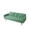 Sofa Bed Armrest with Nail Head Trim with Two Cup Holders 72