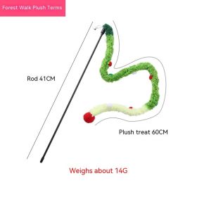 Innovative Colorful Plush Cat Teaser (Option: STROLL FOREST)