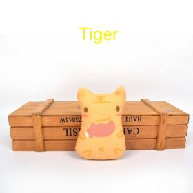 Pet Cat Toy Lifelike Printing Contains Catnip (Option: Tiger)