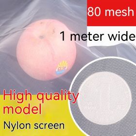 Nylon Filter Mesh Cloth Paint Screen 80 Mesh 100 Mesh Filter Cloth (Option: Black 80 Mesh High Quality 1 M)