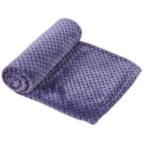 Pet Sleep Blanket Dogs And Cats Soft Mattress (Option: Purple-70x100cm)