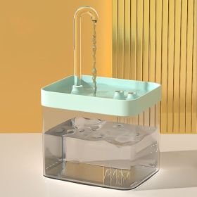 Cat Automatic Circulation Flow Mute Water Fountain Mouth Wet-proof Drinking Water Apparatus (Option: Langai Plus White-USBAnti Dry Burning)